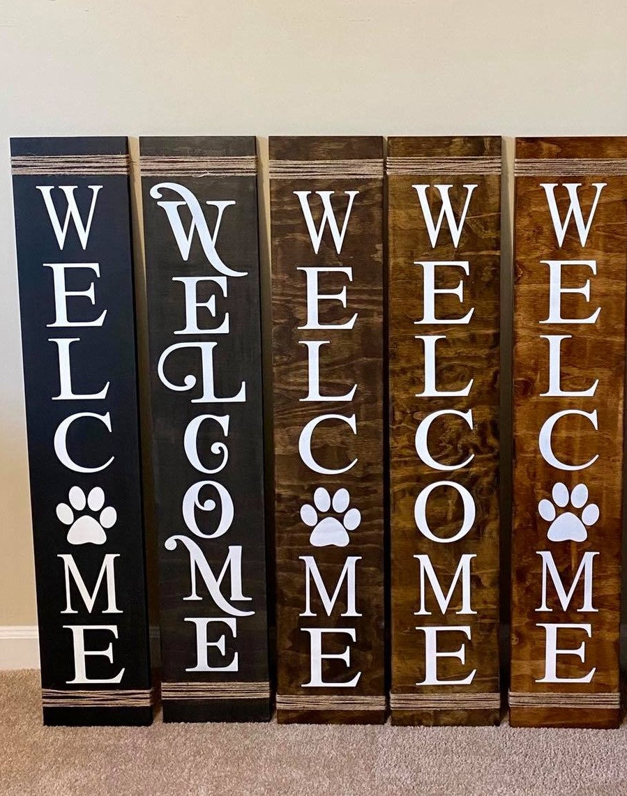 4 Foot Welcome Sign – SMS Home Decor